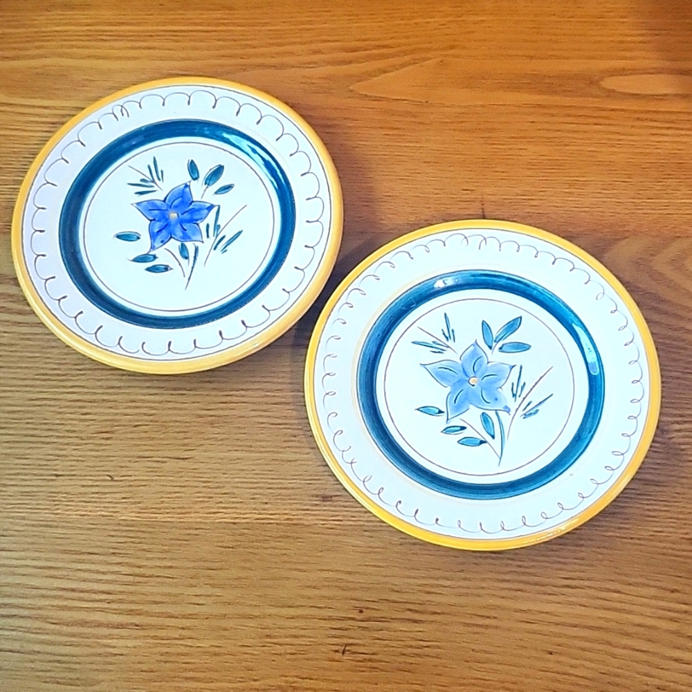 Stangl Pottery Garden Flower Bread & Butter Plates